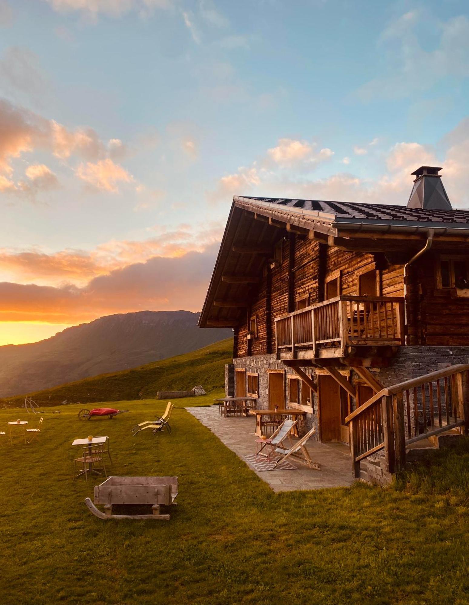 Chambres Et Tables D'Hotes Le Choton A Nono - Col Du Joly Beaufortain Hauteluce Exterior photo
